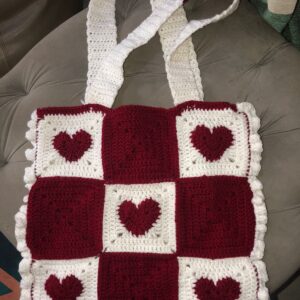 Heart Shape Crochet Bag - SMA80 - 201
